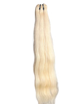 Extensions Cheveux Ondulés NahaHair – Blond Très Clair #613, 100 % cheveux humains, texture naturelle